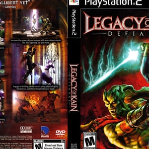 Legacy of Kain Defiance REPRODUCTION Art Only No Disc No Case ps2