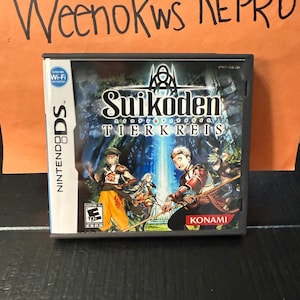 Suikoden Tierkreis REPRODUCTION CASE No Game!! Nintendo Ds