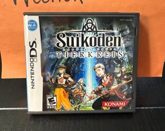 Suikoden Tierkreis ESTUCHE DE REPRODUCCIÓN ¡¡No hay juego!! nintendo ds