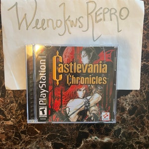 Castlevania Chronicles REPRODUCTION CASE No Disc! Ps1
