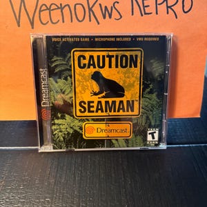 Seaman REPRODUCTION CASE No Disc Dreamcast
