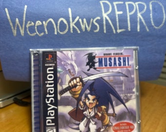 Brave Fencer Musashi REPRODUCTION CASE No Disc ps1