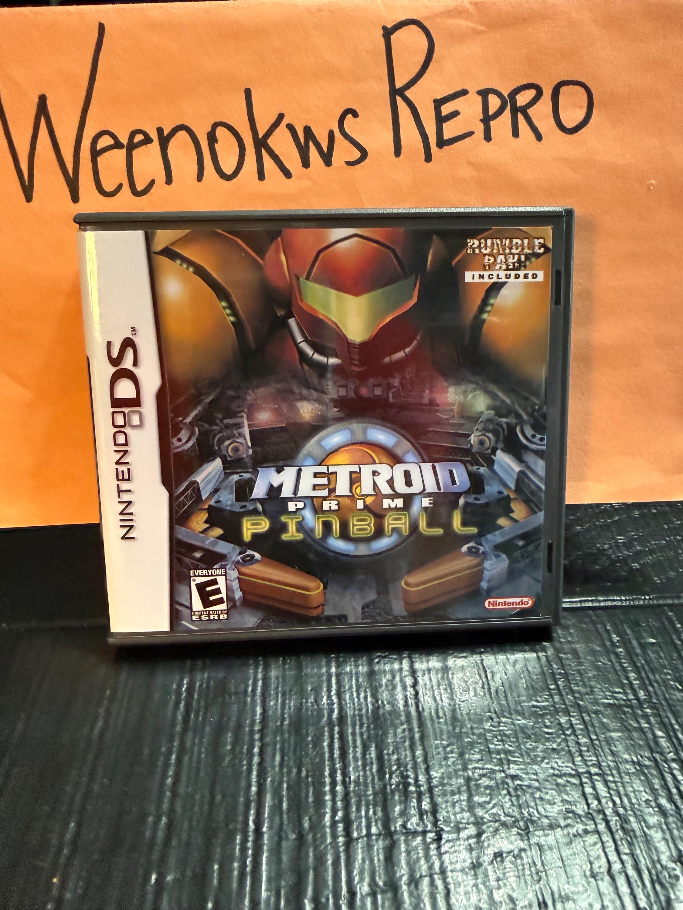 Metroid Prime Pinball REPRODUCTION CASE No Game! Nintendo DS - Etsy