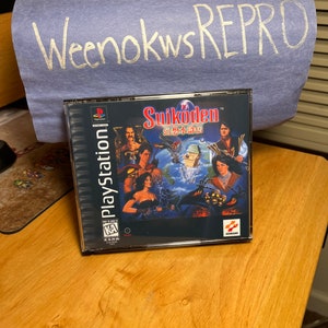 Suikoden 1 REPRODUCTION CASE No Game! Ps1