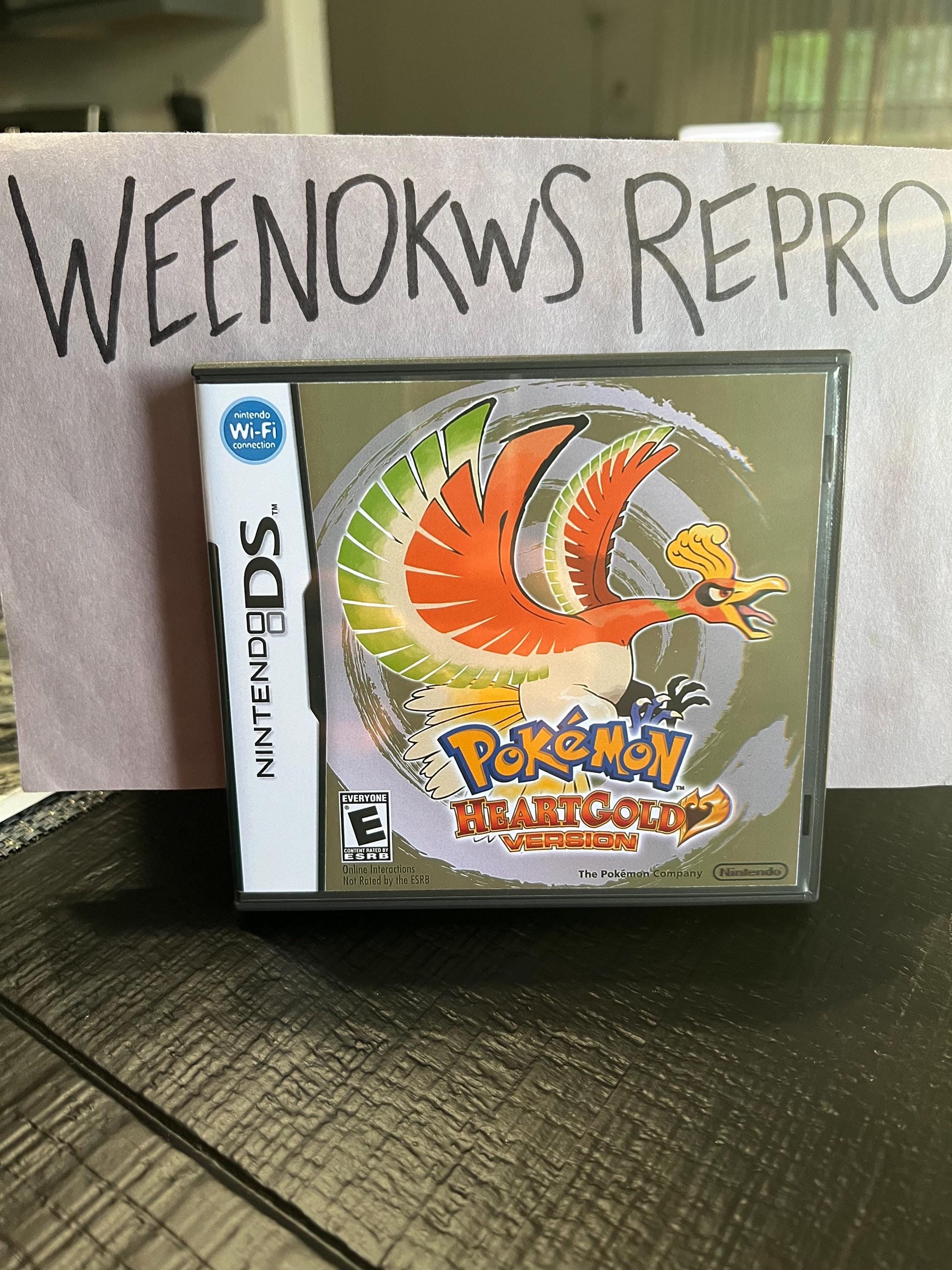 Pokémon Pokémon HeartGold Version ESTUCHE DE REPRODUCCIÓN ¡No hay juego!  Nintendo DS - Etsy México, image size:2250x3000