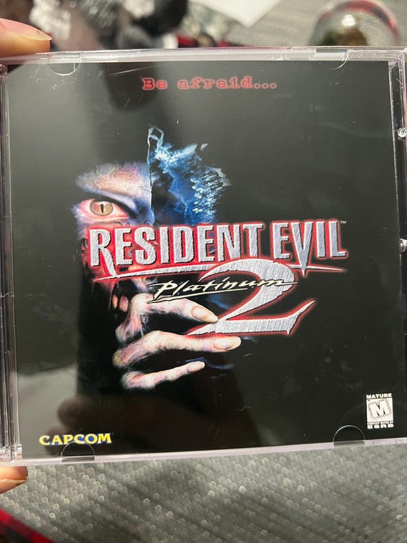 Resident Evil 2 Platinum PC Version REPRODUCTION CASE No Disc