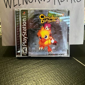 Chocobos Dungeon 2 REPRODUCTION CASE No Game! Ps1