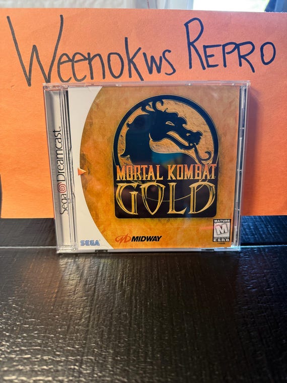 Mortal Kombat Gold REPRODUCTION Case No Game Dreamcast - Etsy