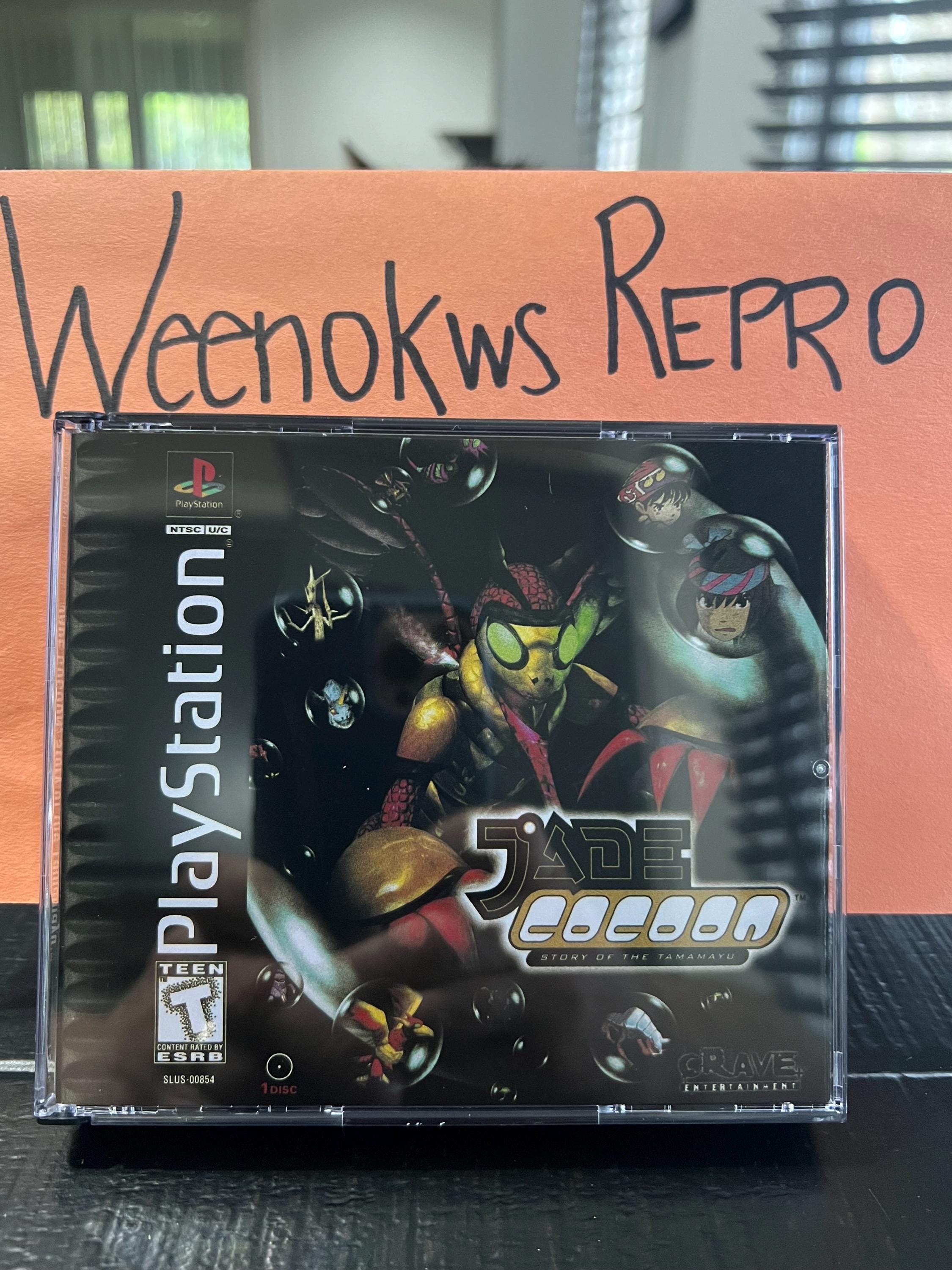 Autocollant Carte Mémoire Officiel PlayStation 1 - Jade Cocoon - Japonais - Édition Limitée