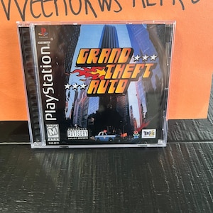 Grand Theft Auto 1 GTA REPRODUKTIONSHÜLLE No Disc Ps1
