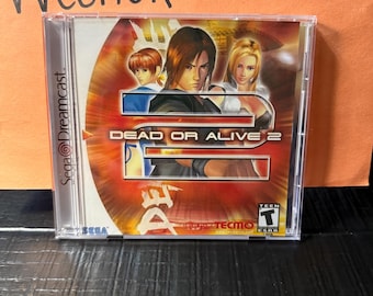 Dead or Alive 2 REPRODUCTION CASE No Disc Dreamcast