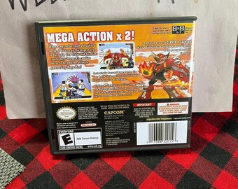 Megaman Starforce 2 Zerker X Saurian REPRODUCTION CASE No Game