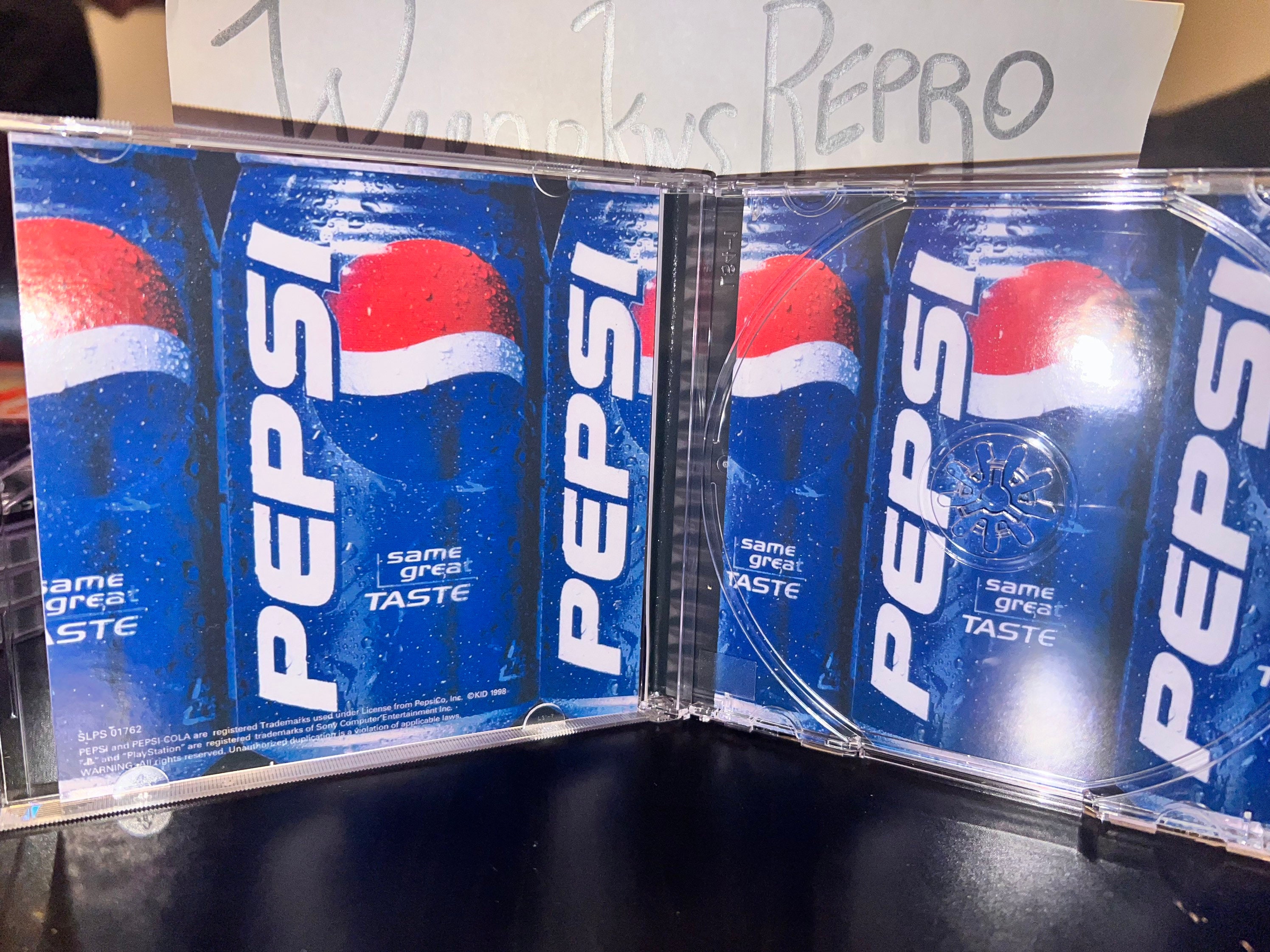 Pepsiman REPRODUCTION CASE No Disc! Ps1 Pepsi Man - Etsy Canada
