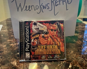 Duke Nukem Time to Kill REPRODUCTION CASE No Disc! Ps1