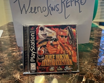 Duke Nukem Time to Kill REPRODUCTION CASE No Disc! Ps1