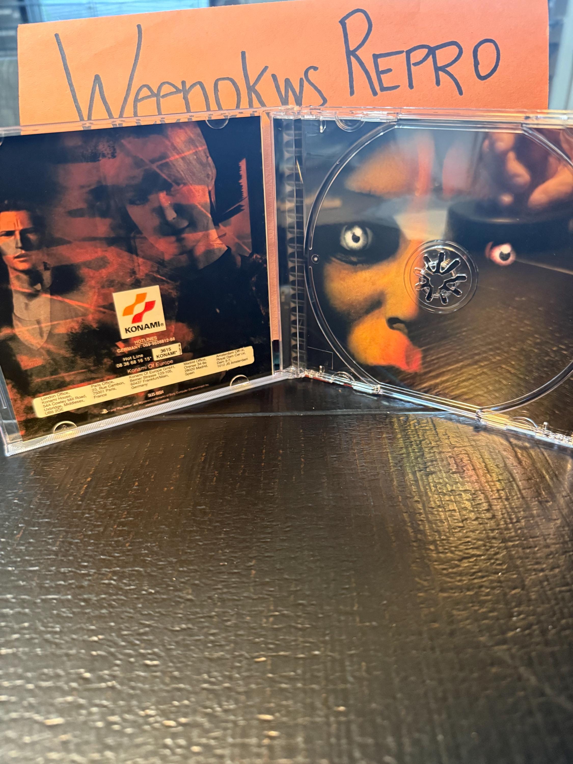Reproduction Silent Hill PS1 Replacement Case - Cover Art Only, No