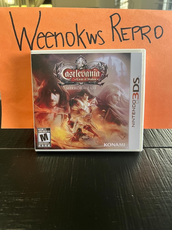 Castlevania Lords of Shadow Mirror of Fate REPRODUCTION CASE No