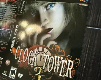 Clock Tower 3 REPRODUCTION ART Only No Disc No Case Ps2 - Etsy