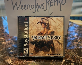 Estuche de reproducción de Vagrant Story ¡Sin disco! Ps1