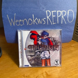 Time Stalkers REPRODUCTION CASE No Disc Dreamcast