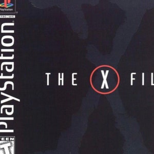 The X Files REPRODUCTION CASE No Disc! Ps1