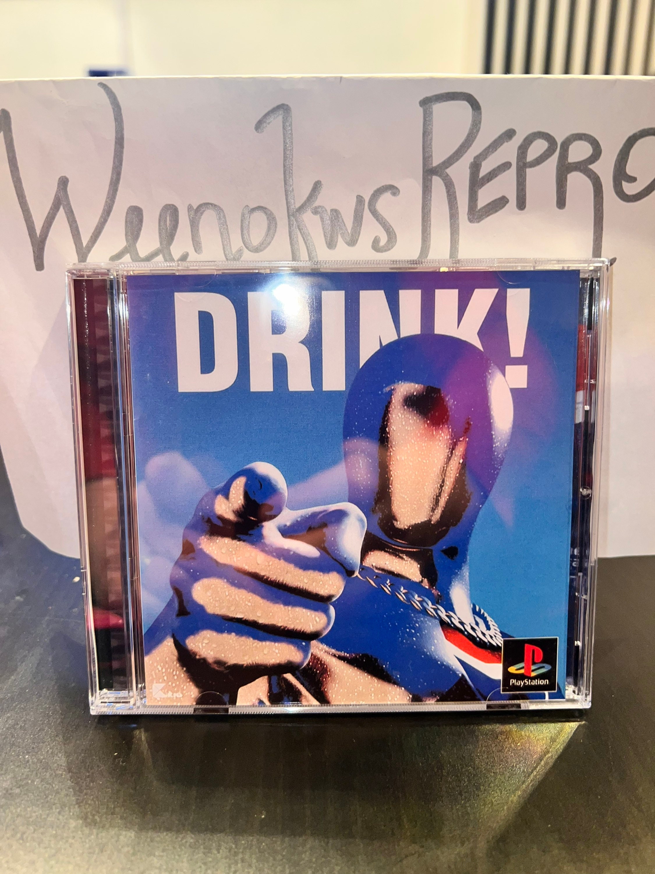 Pepsiman REPRODUCTION CASE No Disc! Ps1 Pepsi man