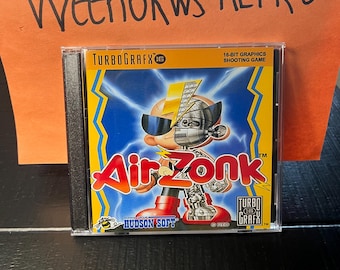 Custom Reprinted Turbo Grafx 16 Air Zonk Manual - No Game or Case