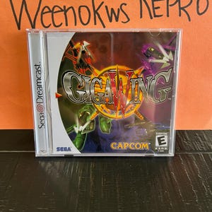 Gigawing 1 REPRODUCTION CASE No Disc! Dreamcast