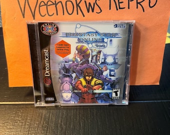 Phantasy Star Online Versão 2 REPRODUÇÃO CASE Sem Discos Dreamcast