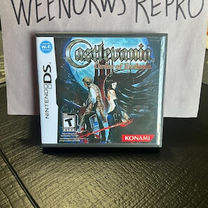 Castlevania Order of Ecclesia REPRODUCTION CASE No Game! Nintendo Ds