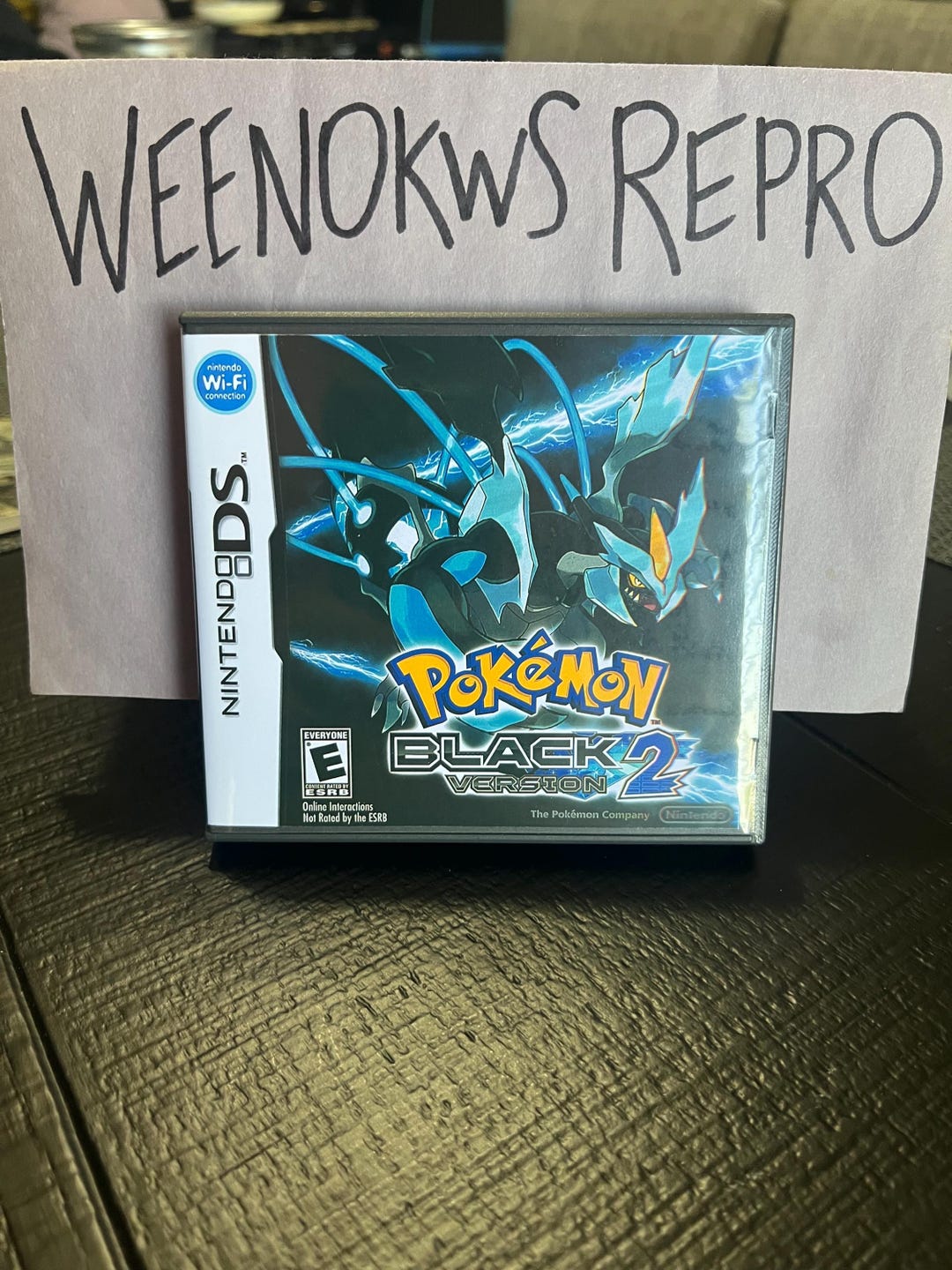 Pokémon Pokemon Black Version REPRODUCTION CASE No Game