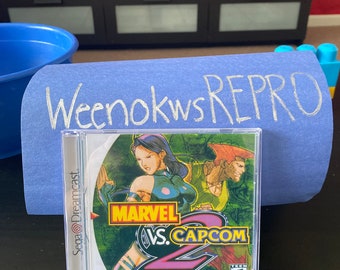 Marvel vs Capcom 2 REPRODUCTION CASE No Disc Dreamcast