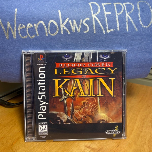 Legacy of Kain Blood Omen REPRODUCTION CASE No Disc ps1