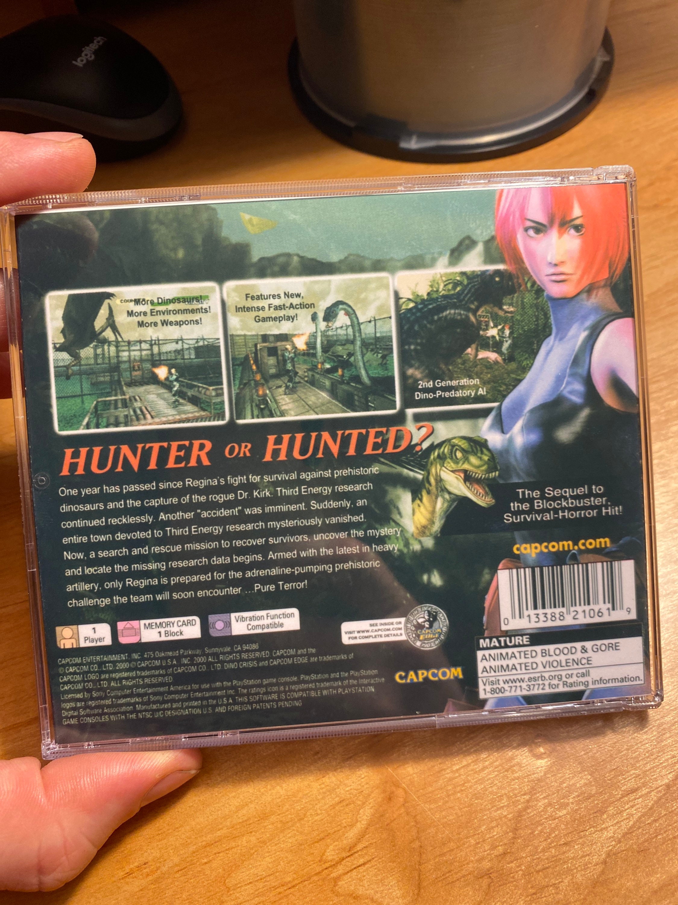 Dino Crisis 1 REPRODUCTION CASE No Disc Dreamcast -  Portugal