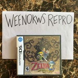 The Legend of Zelda Phantom Hourglass REPRODUCTION CASE No Game! Nintendo Ds