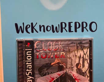 Clock Tower REPRODUCTION CASE No Disc!! Ps1