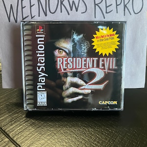 Resident Evil 2 REPRODUCTION CASE No Disc ps1