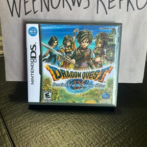 Dragon Quest IX 9 REPRODUCTION CASE No Game!! Nintendo Ds