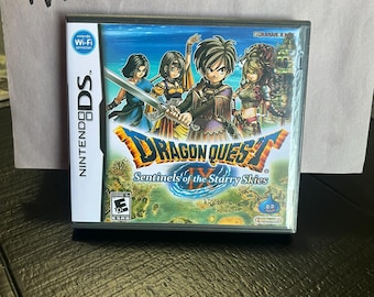 Dragon Quest IX 9 REPRODUCTION CASE No Game!! Nintendo Ds