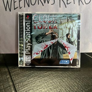 Clock Tower REPRODUCTION CASE No Disc!! Ps1
