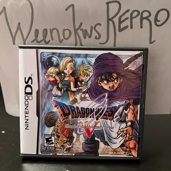 Dragon Quest V Ds Reproduction Etsy