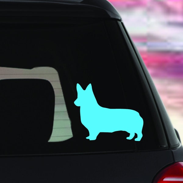 Pembroke Corgi Decal *Custom Dog Decal *Dog Silhouette *Laptop Decal *Tumbler Decal *Dog Car Decal *Dog Sticker* free shipping