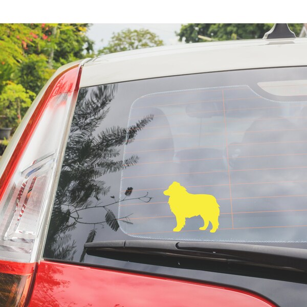 Australian Shepherd Decal *Custom Dog Decal *Dog Silhouette *Laptop Decal *Tumbler Decal *Dog Car Decal *Dog Sticker* free shipping