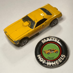 1970 Hot Wheels Redline Snake with Badge