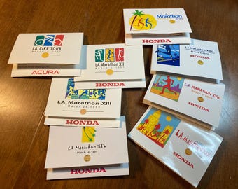 LA Marathon & Bike Tour Pins