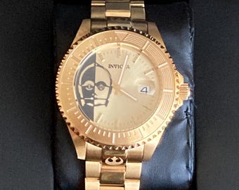Limited Edition Star Wars C-3PO Invicta Grand Diver Watch (0079/1977)