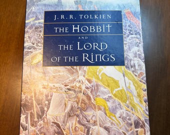 The Hobbit and The Lord of the Rings 4-book set by Houghton Mifflin, Paperback