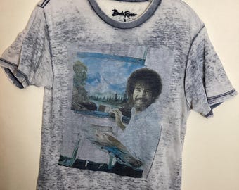 Official Bob Ross 50/50 Small T-Shirt