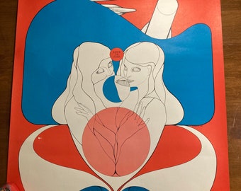 Rare ‘Love is God’ Poster Print (1968 Libra Artworks)
