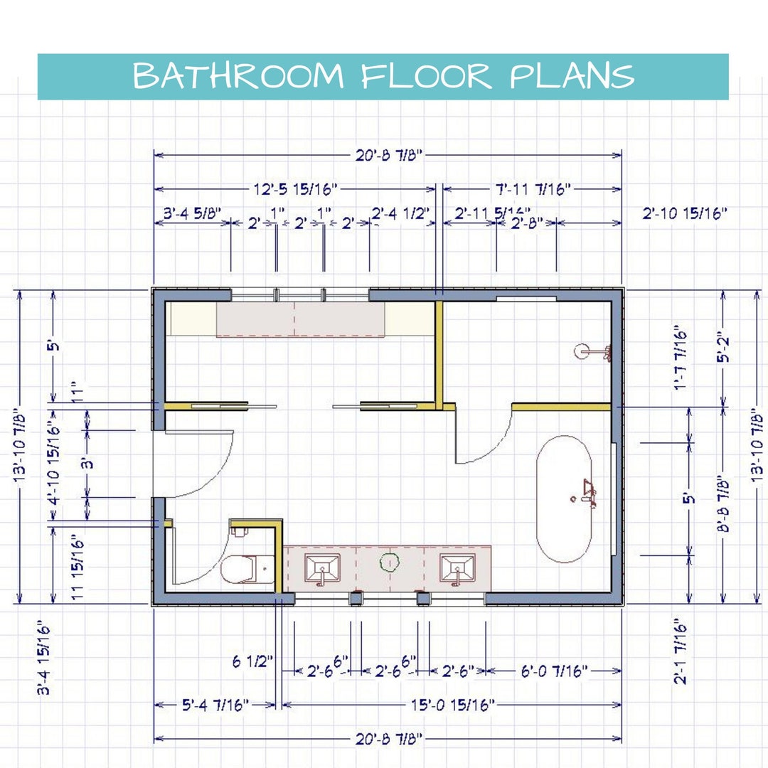 Kitchen Floor Plan, Kitchen Drawing, Architectural Rendering - Etsy